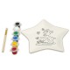 Детский развивающий набор для росписи керамической тарелки "Звезда"