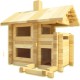Детский деревянный развивающий конструктор Разборный домик 2 (130 деталей). Купить конструктор с доставкой по России