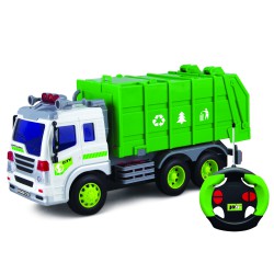 Машина грузовик-мусоровоз на радиоуправлении (свет и звук)