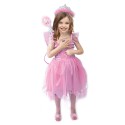 Карнавальный костюм "Розовая фея" для детских праздников 4 - 6 лет (104-106 см)