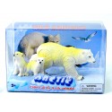 Набор фигурок Антарктические животные: "Белая медведица и Медвежата"